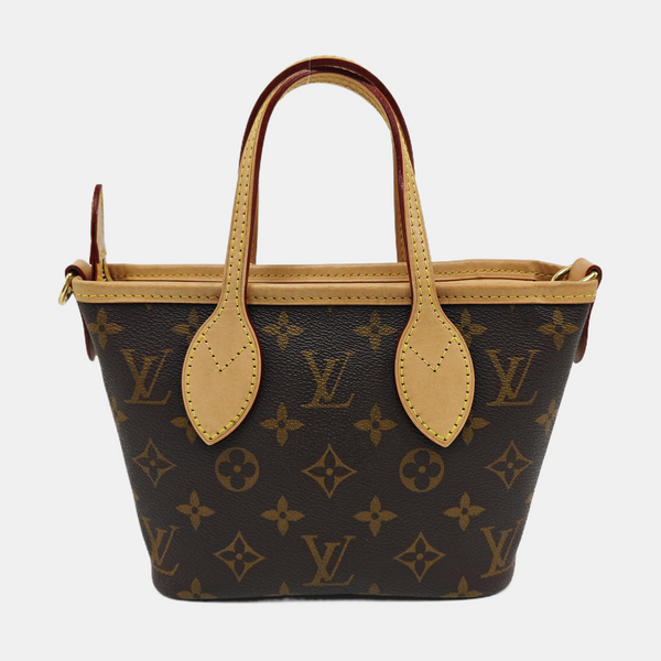 NEVERFULL BB Monogram Coated Canvas Brown
