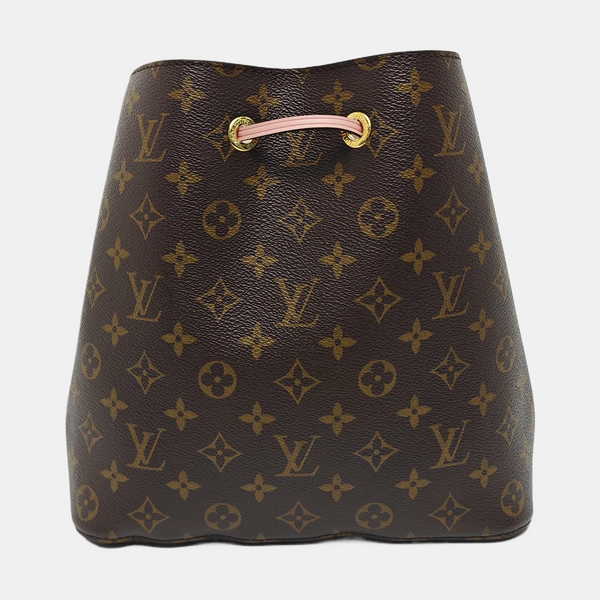 NÉONOÉ MM Monogram Coated Canvas Brown