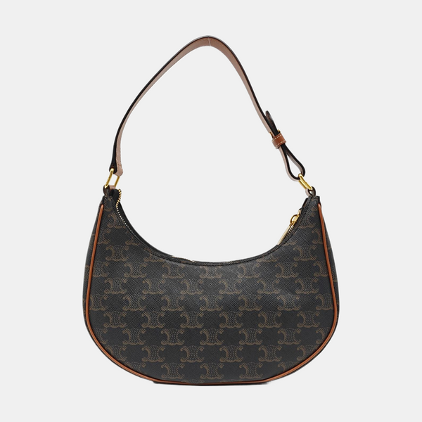 Authenticated pre-owned AVA Coated Canvas Brown - Top Handle Bag at Looply