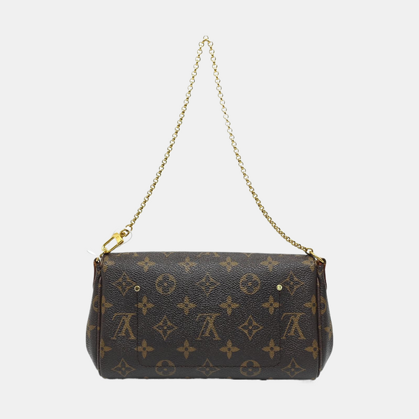 FAVORITE PM Monogram Coated Canvas Brown