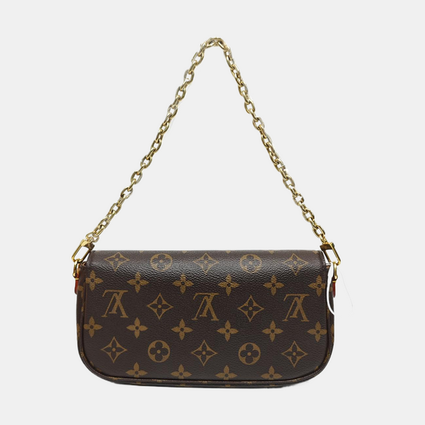 IVY Monogram Coated Canvas Brown