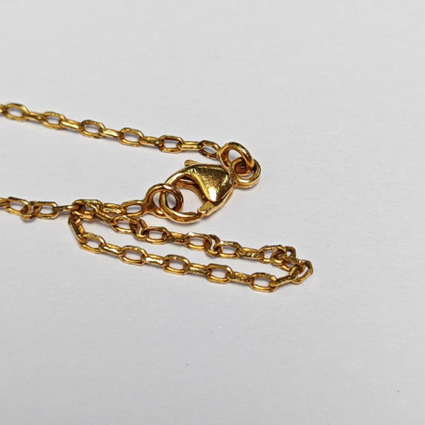 Pop H Metal Gold Necklace