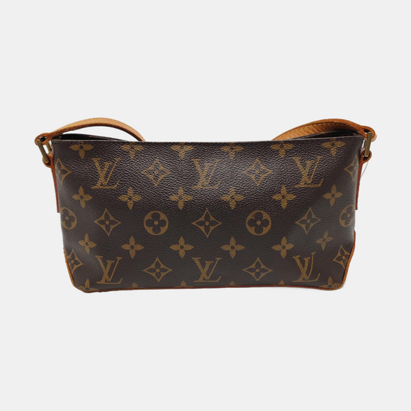 TROTTER Monogram Coated Canvas Brown