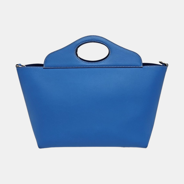 Calfskin Tote Bag Mini Blue