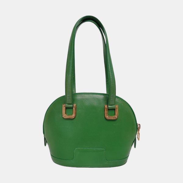 Calfskin Top Handle Bag Green