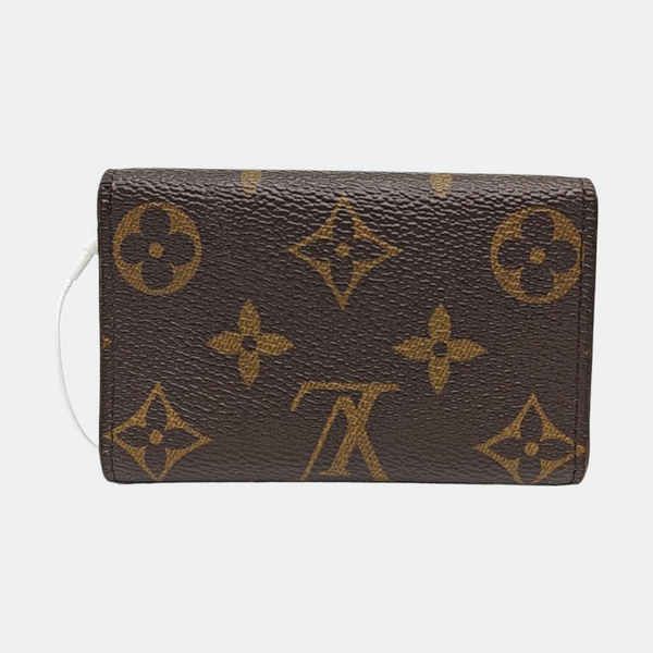 Monogram Coated Canvas Key Pouch Brown