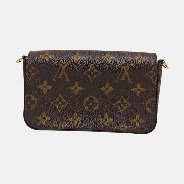 FÉLICIE Monogram Coated Canvas Brown