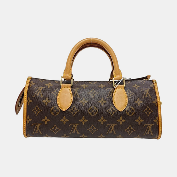 POPINCOURT Monogram Coated Canvas Brown