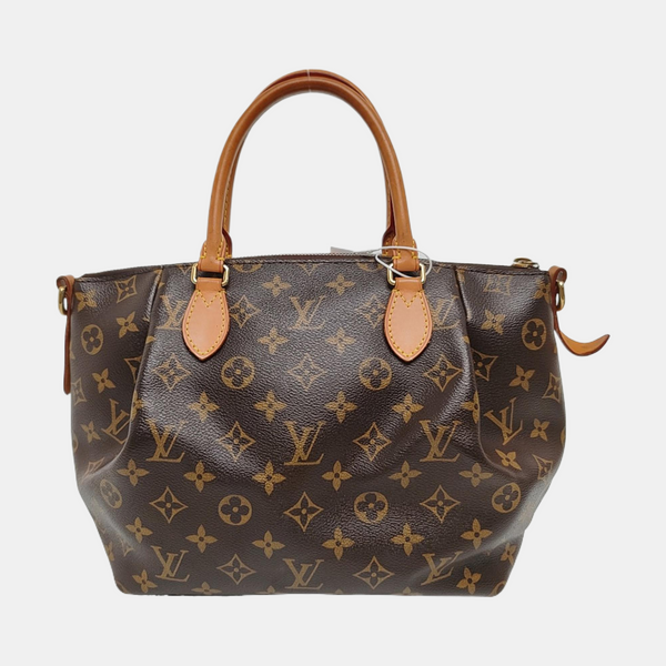 TURENNE Monogram Coated Canvas Brown