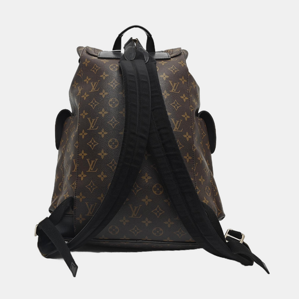 CHRISTOPHER MM Monogram Coated Canvas Brown