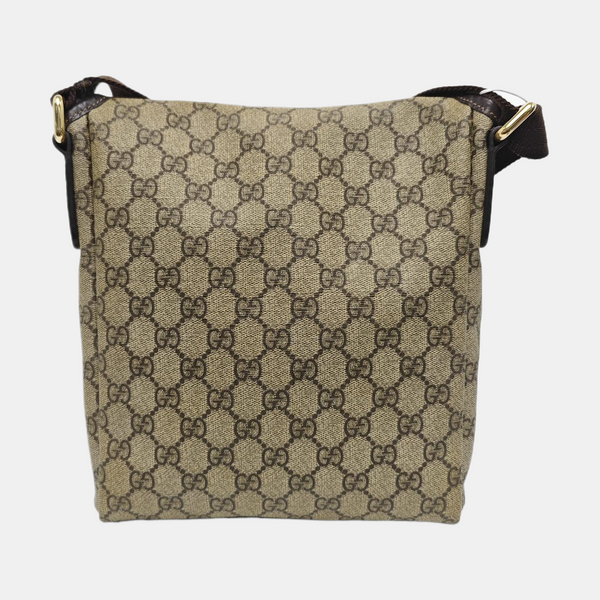 Monogram Coated Canvas Shoulder Bag Beige