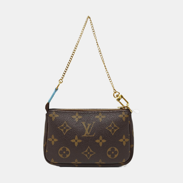 ACCESSOIRES Mini Monogram Coated Canvas Brown