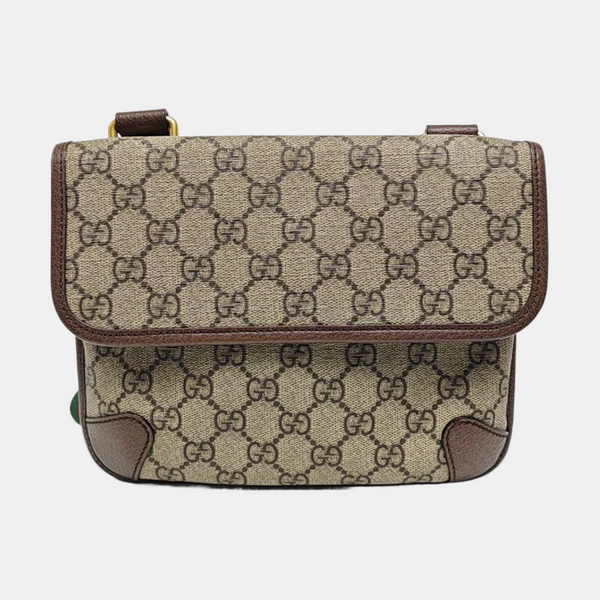 Neo Vintage Small Monogram Coated Canvas Beige