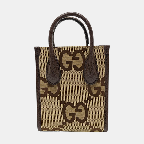 Jumbo Mini Monogram Canvas Beige
