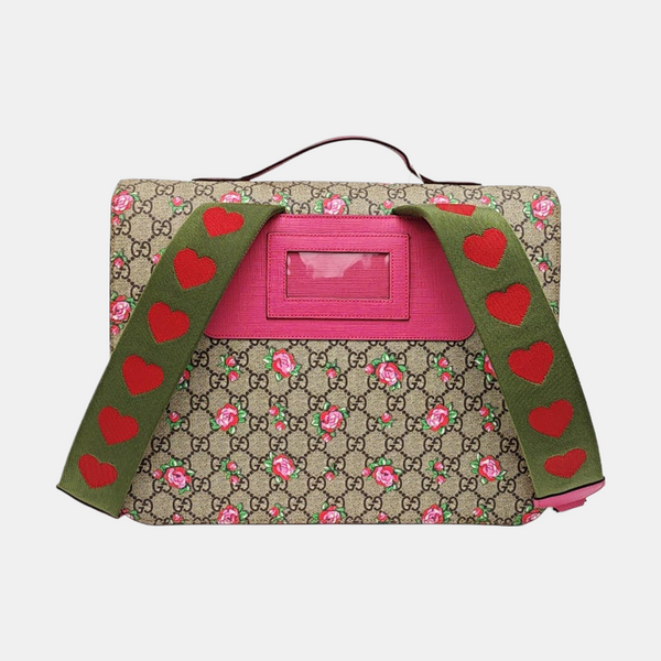 Monogram Coated Canvas Backpack Beige