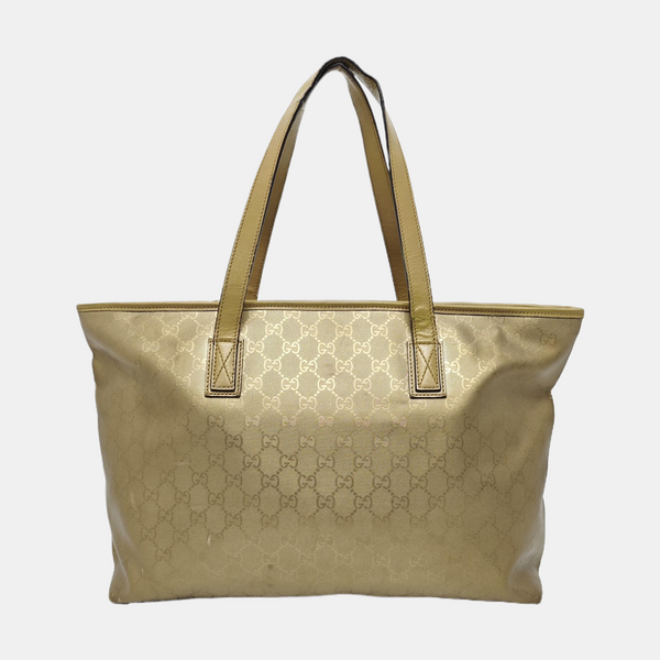 GG Imprime Monogram Coated Canvas Gold