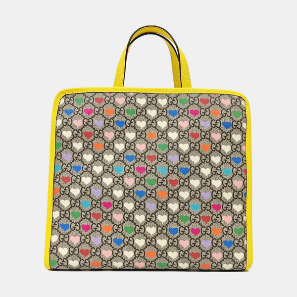Children’s GG Bucket Monogram Coated Canvas Beige