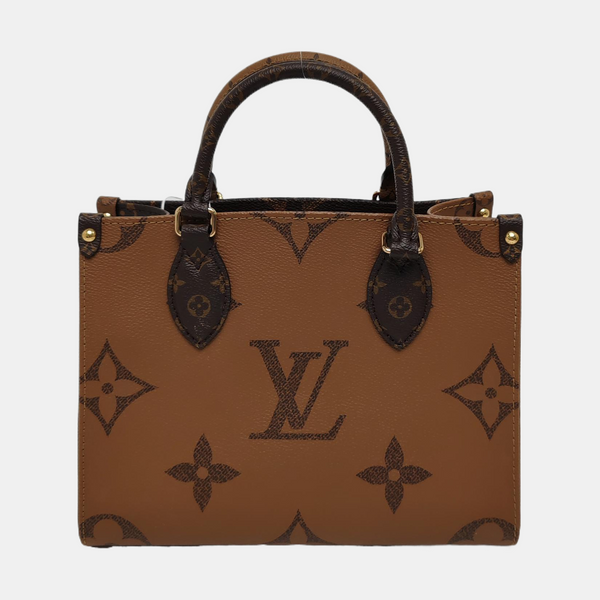 ONTHEGO PM Monogram Coated Canvas Brown
