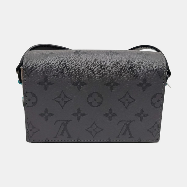 STEAMER Mini Monogram Coated Canvas Gray