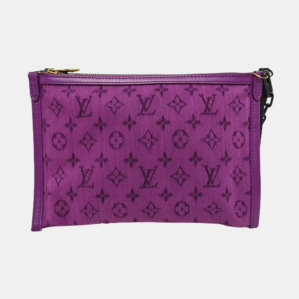 FLAT Monogram Coated Canvas Brown