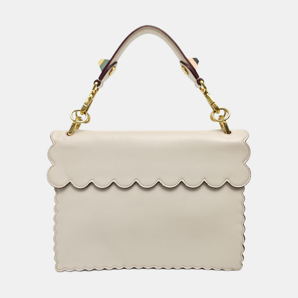 Kan I Medium Calfskin White