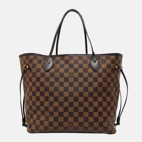 NEVERFULL MM Damier Ebene Coated Canvas Brown