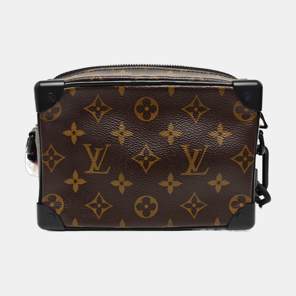 SOFT TRUNK Mini Monogram Coated Canvas Brown