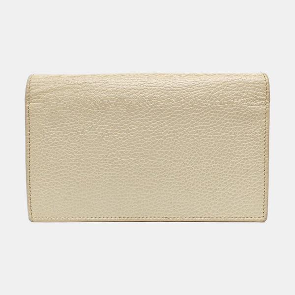 Interlocking G Small Calfskin Beige