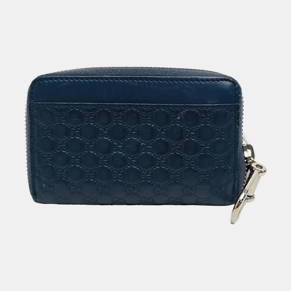Monogram Calfskin Wallet Blue