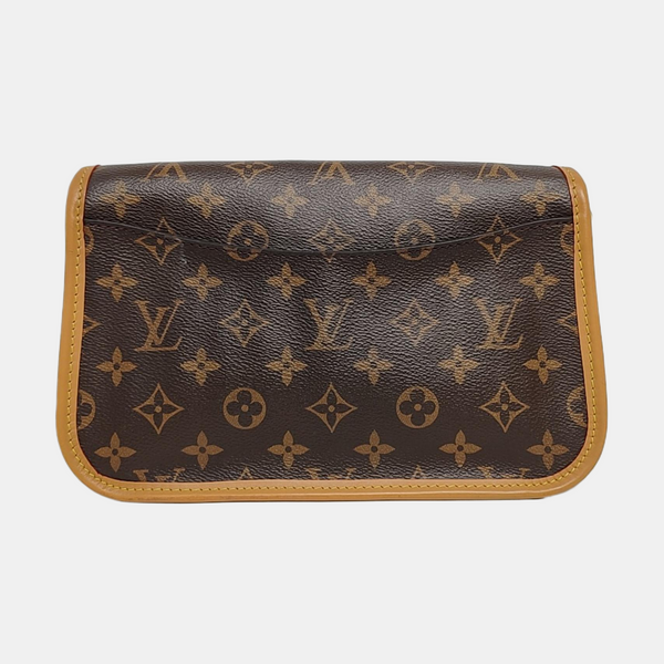 DIANE Monogram Coated Canvas Brown