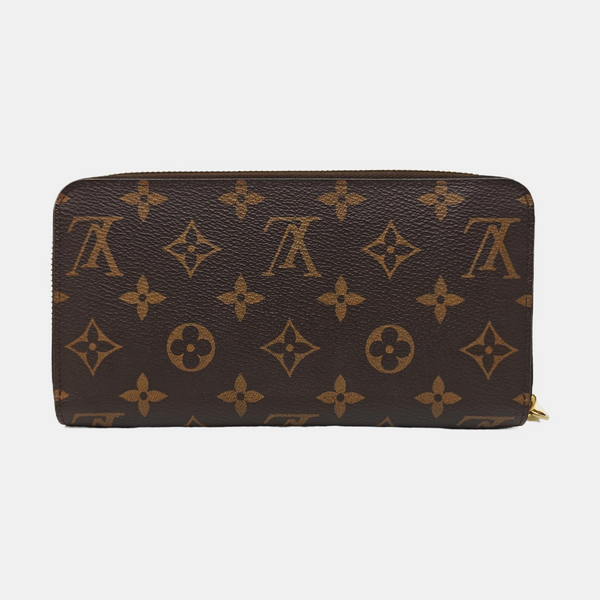 ZIPPY Monogram Coated Canvas Brown Wallet