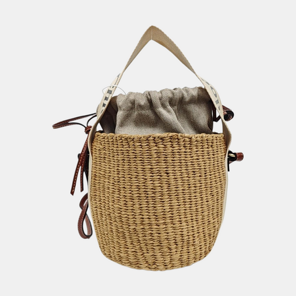 Woody Small Straw Beige