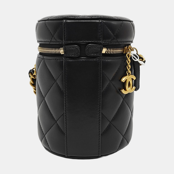 Quilted Lambskin Black