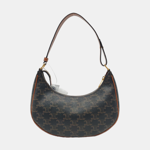 Authenticated pre-owned AVA Coated Canvas Brown - Top Handle Bag at Looply