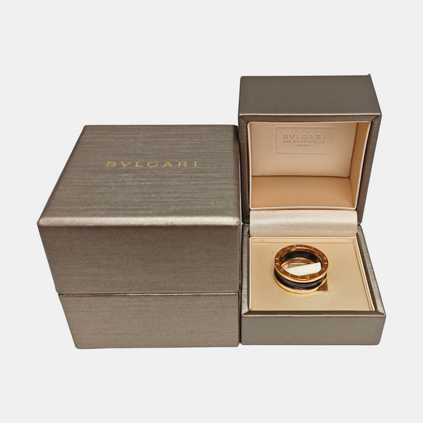 B.ZERO1 18k Rose Gold Ring EU 60