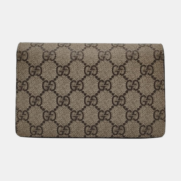Dionysus Super Mini Monogram Coated Canvas Beige