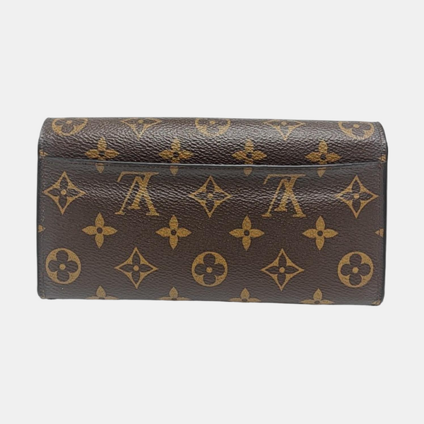 SARAH Monogram Coated Canvas Brown