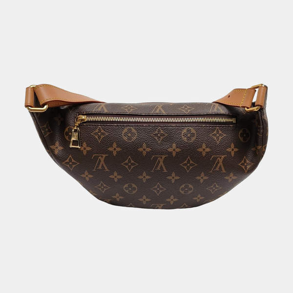 BUMBAG Monogram Coated Canvas Brown