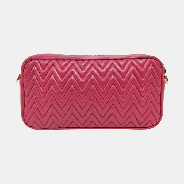 Quilted Lambskin Shoulder Bag Red