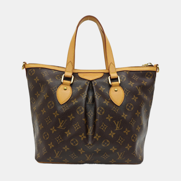 PALERMO PM Monogram Coated Canvas Brown