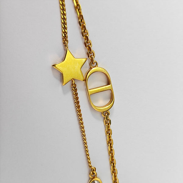 Petit CD Metal Gold Bracelet
