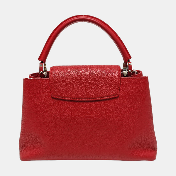 Capucines MM Piel de becerro Rojo
