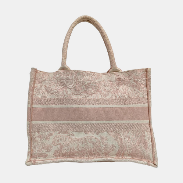 Book Tote Medium Canvas Pink