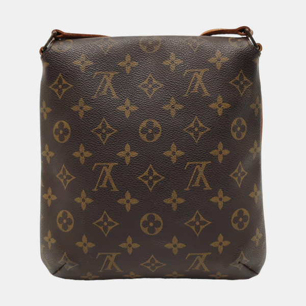 MUSETTE TANGO PM Monogram Coated Canvas Brown