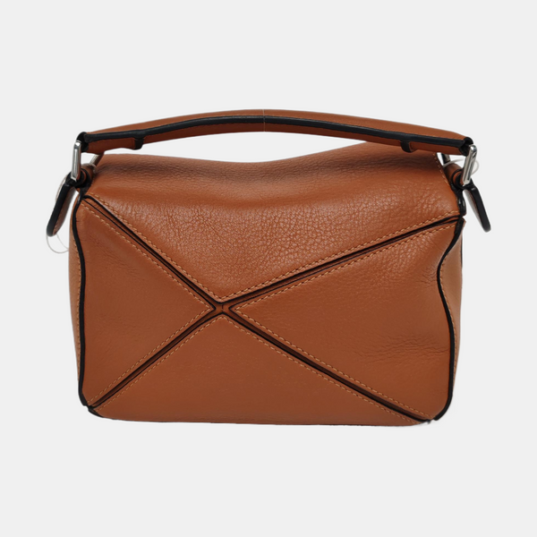 Puzzle Mini Calfskin Brown