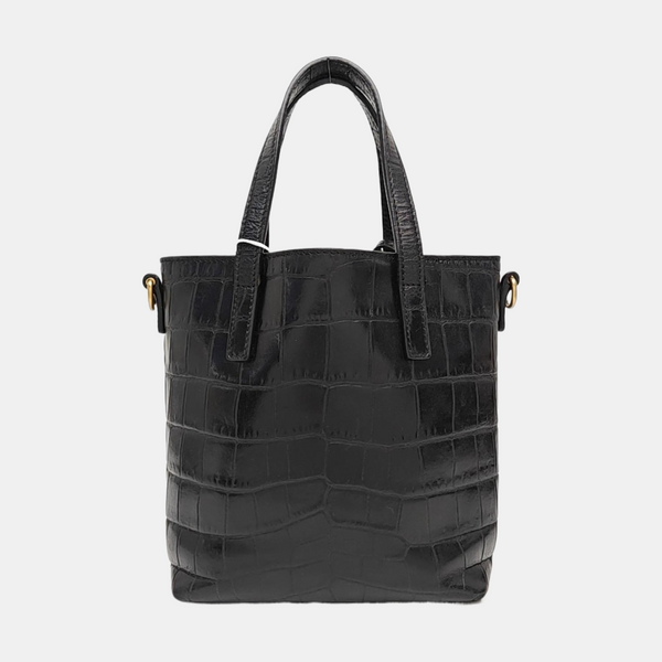 Calfskin Shoulder Bag Black