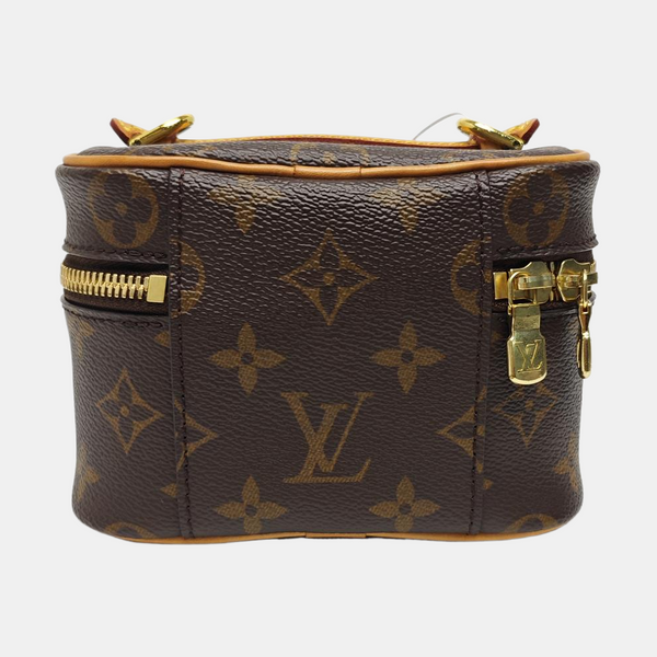 NICE Super Mini Monogram Coated Canvas Brown