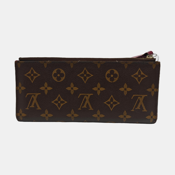 ADÈLE Monogram Coated Canvas Brown Wallet