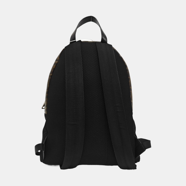 Coated Canvas Backpack Black