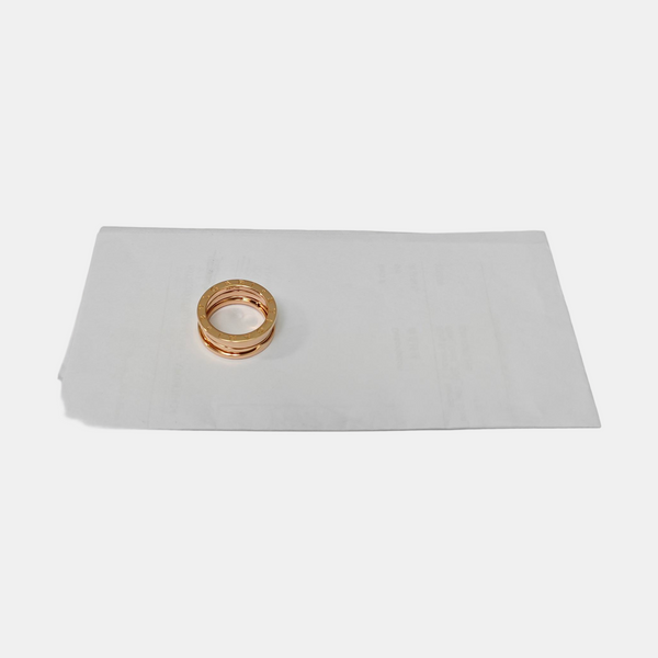 B.ZERO1 18k Rose Gold Ring EU 55